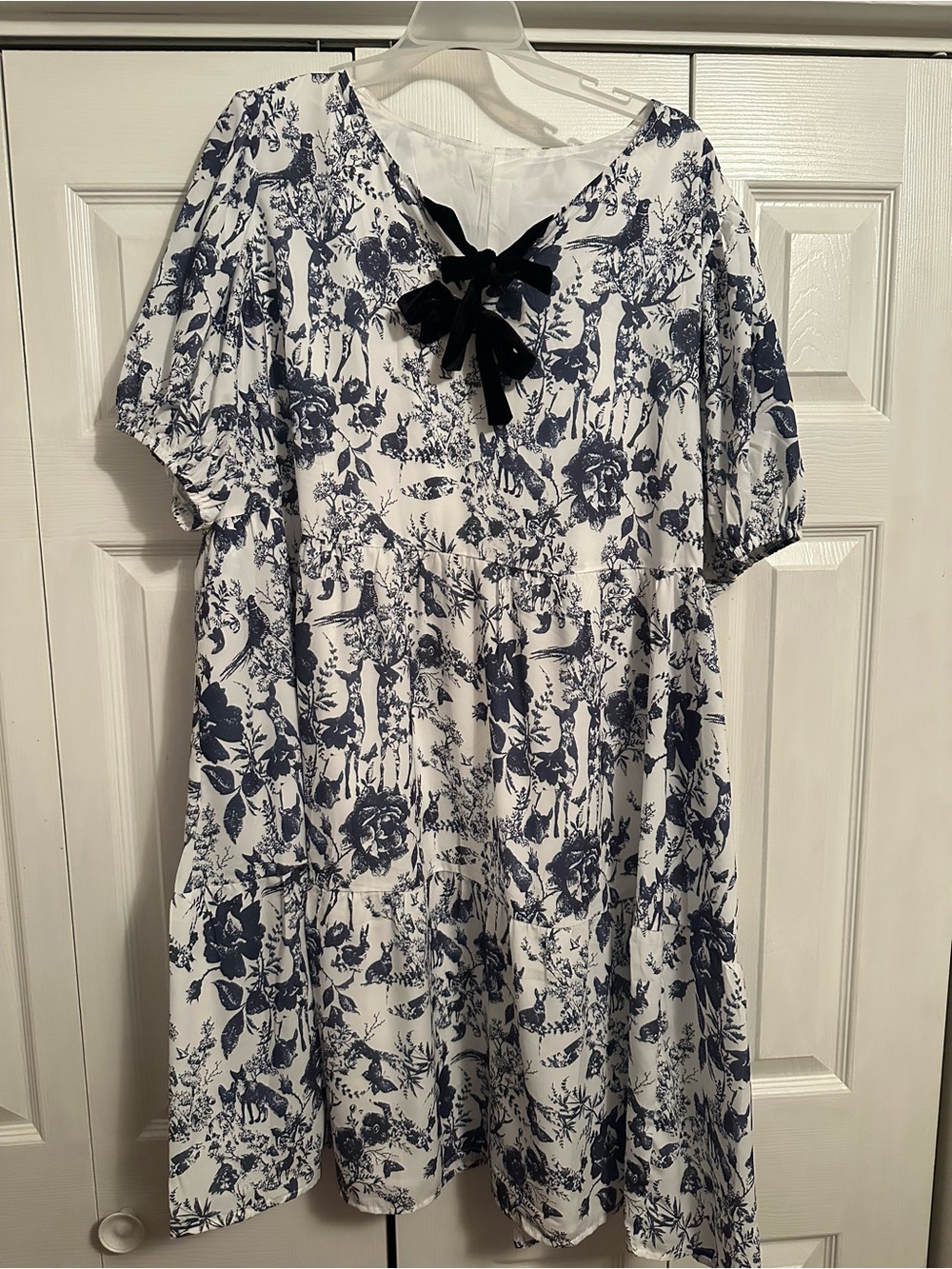 Floral Dress with Bow